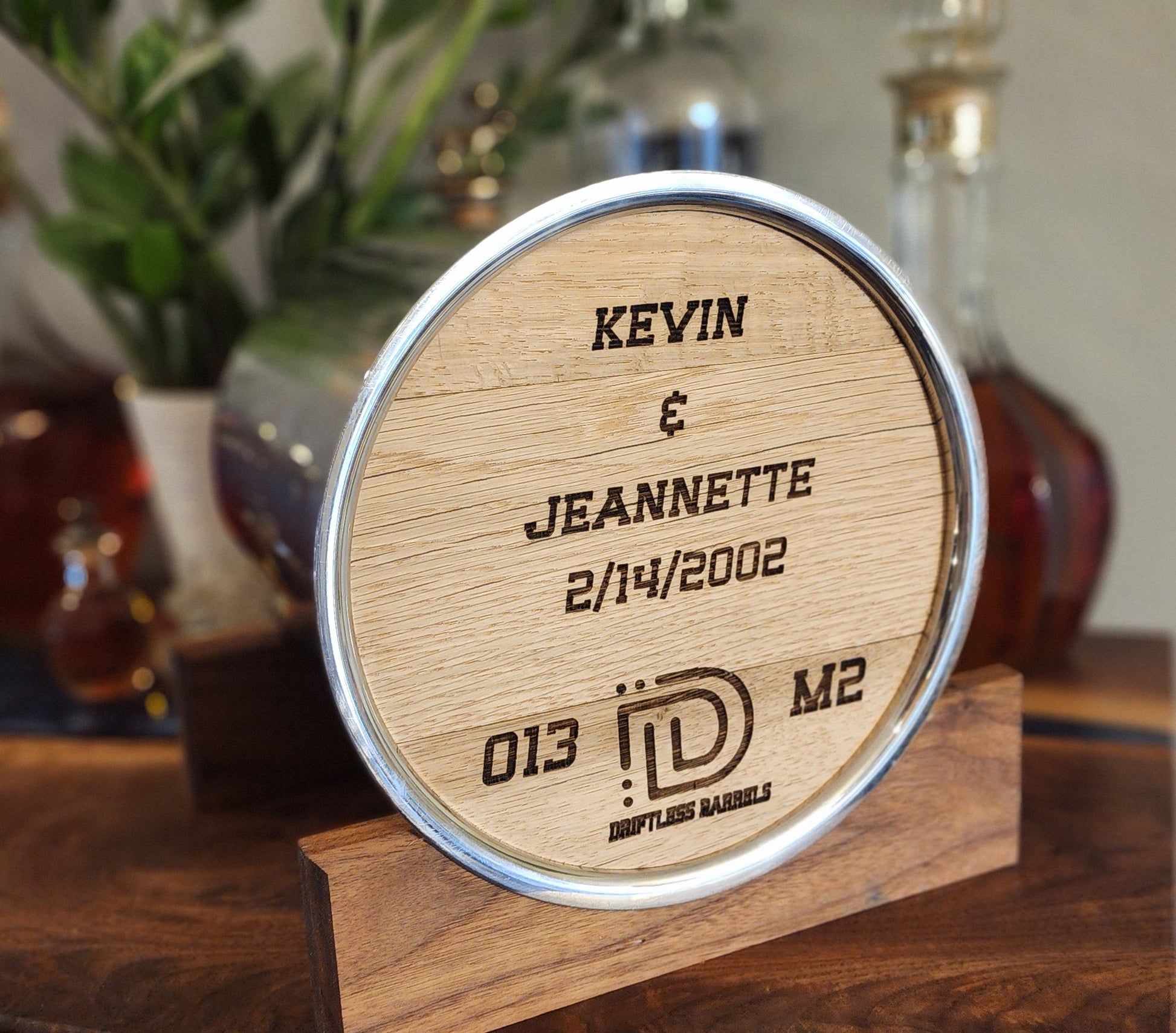 *Personalized* American White Oak 1.8gal Barrel