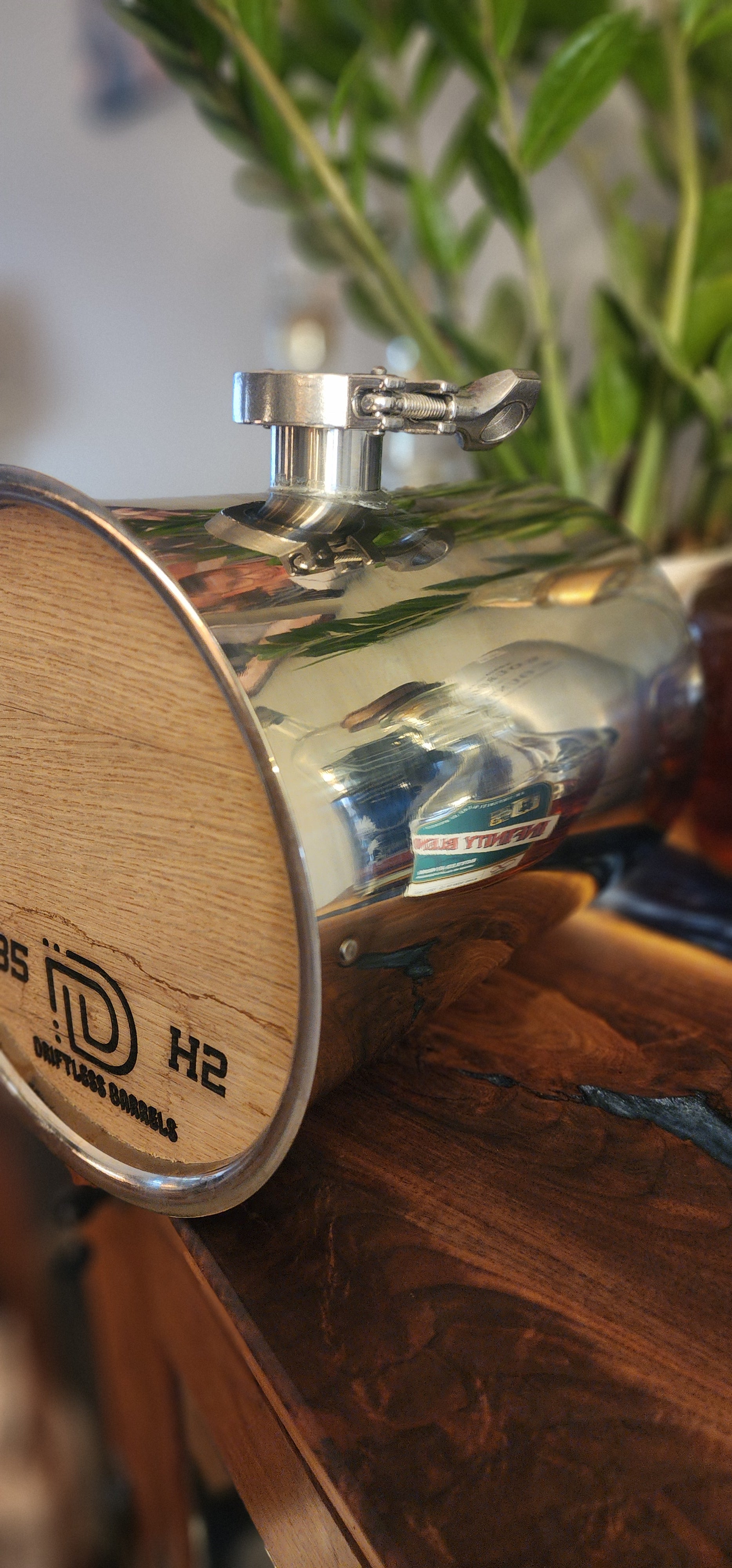 *Personalized* American White Oak 1.8gal Barrel