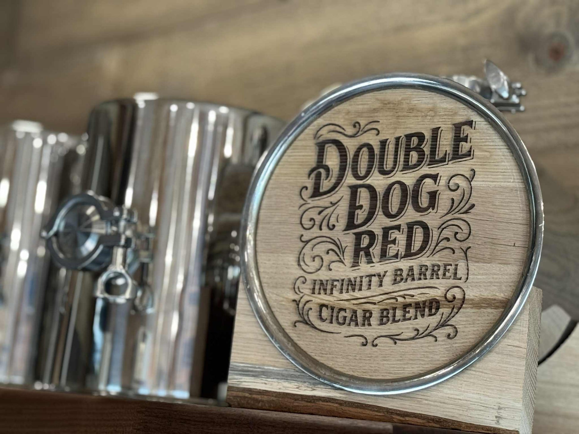 *Personalized* American White Oak 1.8gal Infinity Barrel